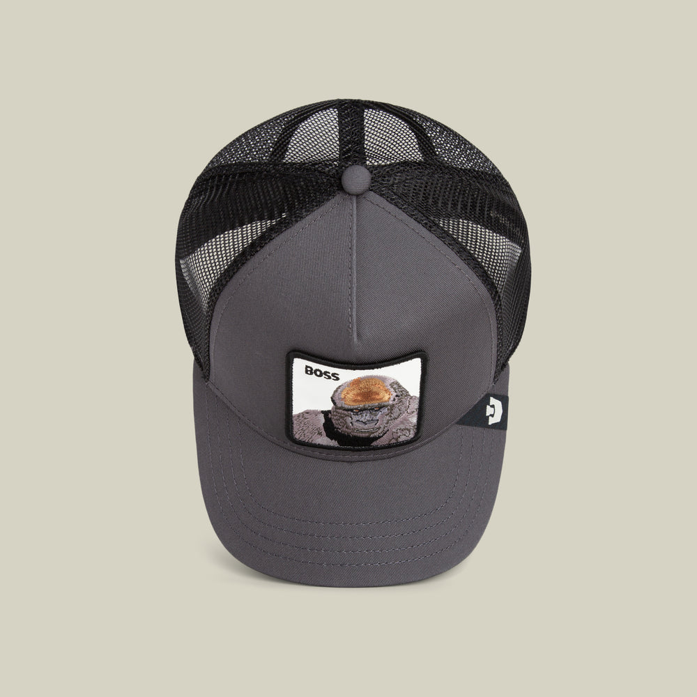 From the brand Goorin Bros Men's Boss Trucker Cap in Oil Oil - abigail fashion
