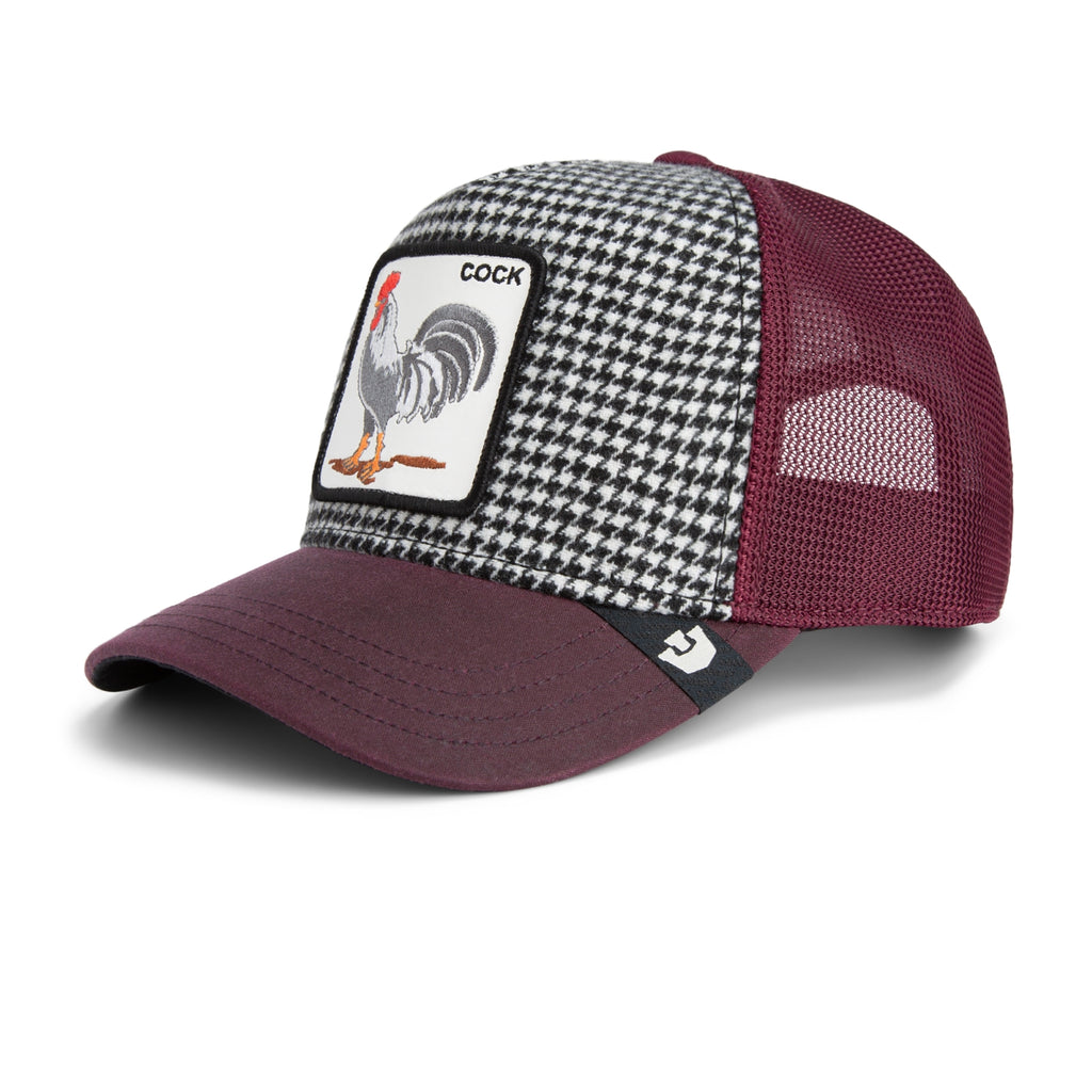 From the brand Goorin Bros Men's Dapper Rooster Cap in Hth Houndstooth - abigail fashion