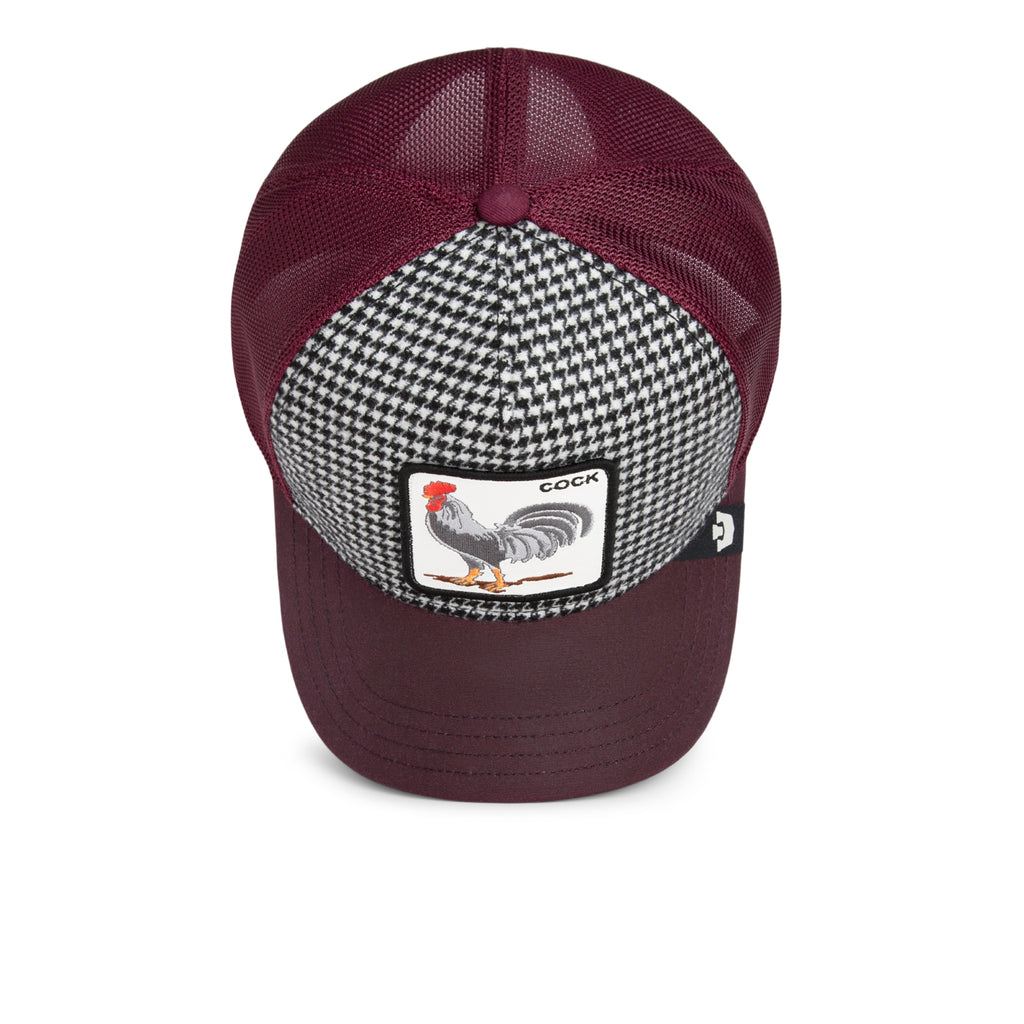 From the brand Goorin Bros Men's Dapper Rooster Cap in Hth Houndstooth - abigail fashion