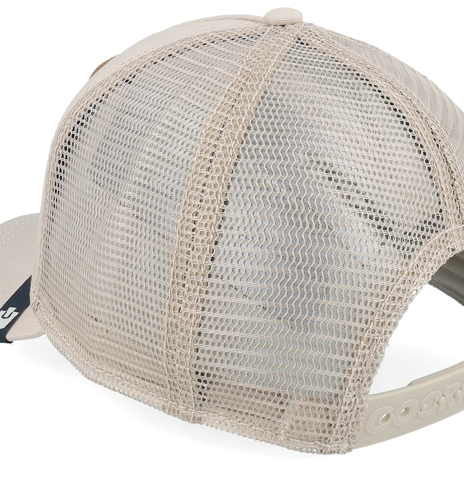 From the brand Goorin Bros Men's Goat Trucker Cap in Bis Biscuit - abigail fashion