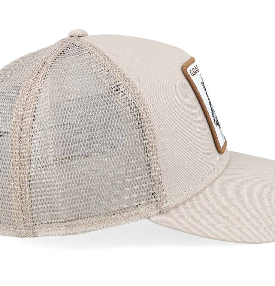 From the brand Goorin Bros Men's Goat Trucker Cap in Bis Biscuit - abigail fashion