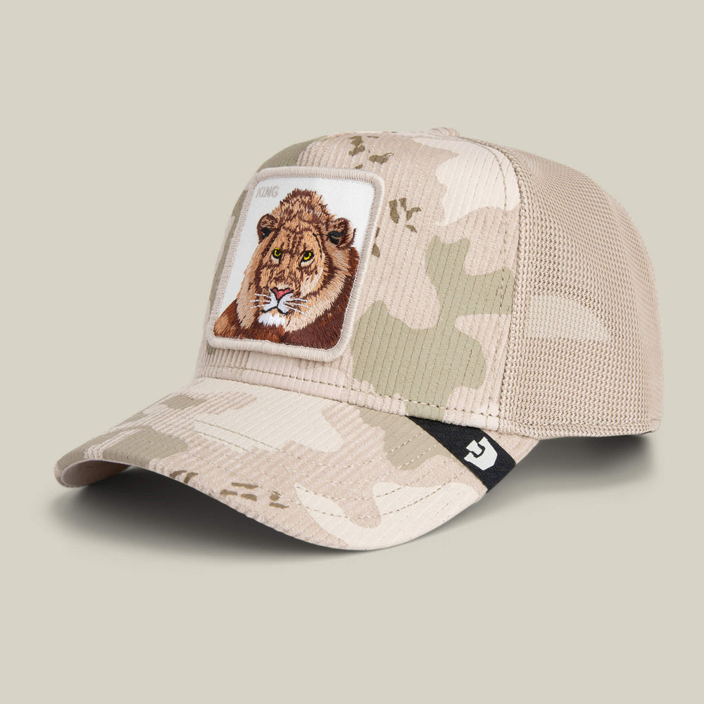 From the brand Goorin Bros Men's King Camo Cap in Bis Biscuit - abigail fashion
