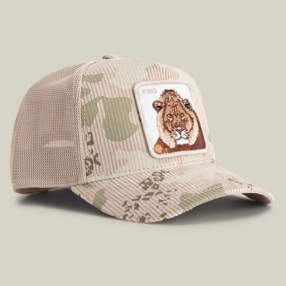 From the brand Goorin Bros Men's King Camo Cap in Bis Biscuit - abigail fashion