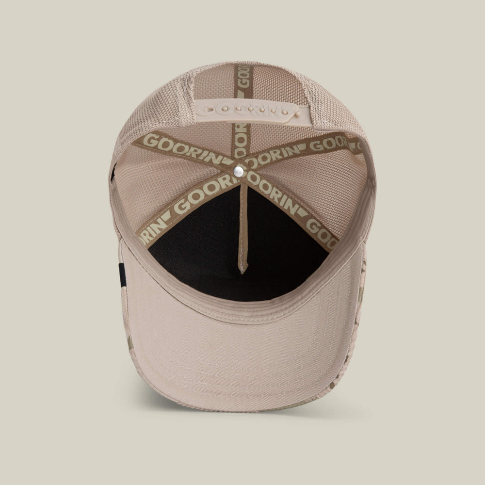 From the brand Goorin Bros Men's King Camo Cap in Bis Biscuit - abigail fashion