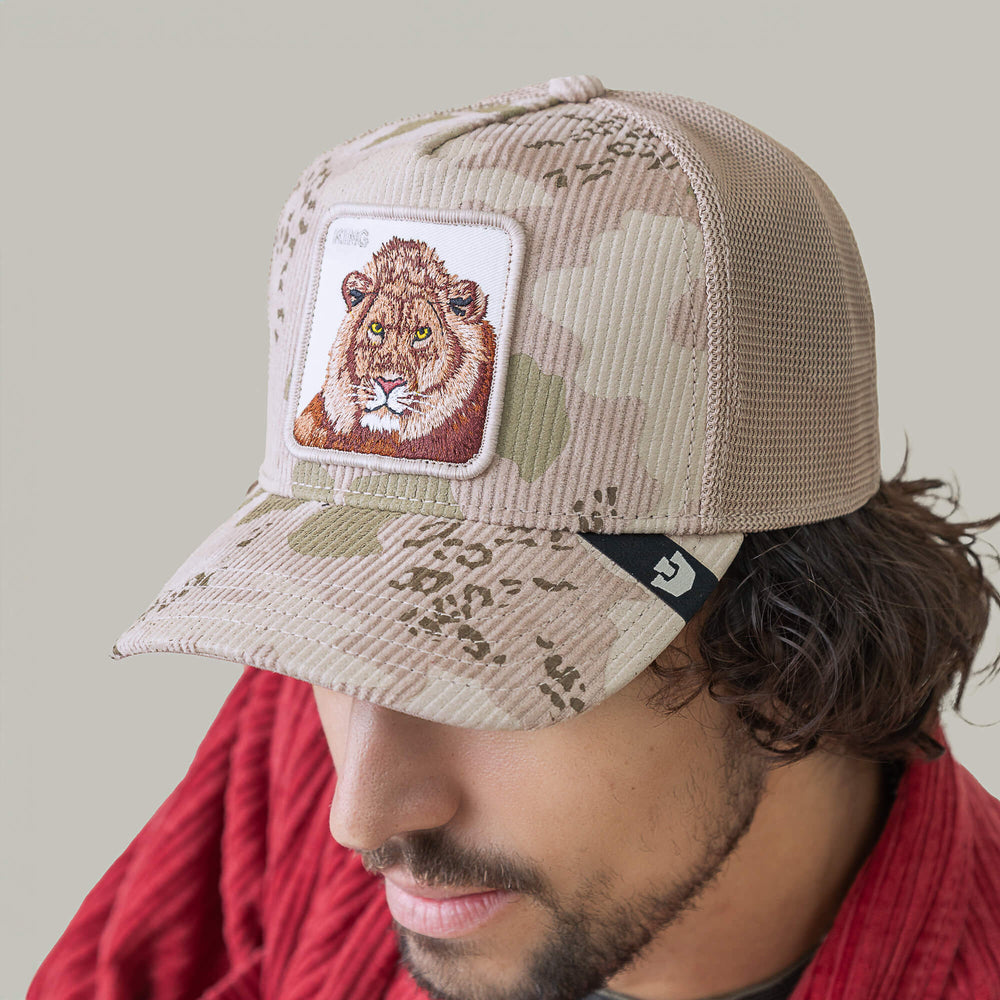 From the brand Goorin Bros Men's King Camo Cap in Bis Biscuit - abigail fashion