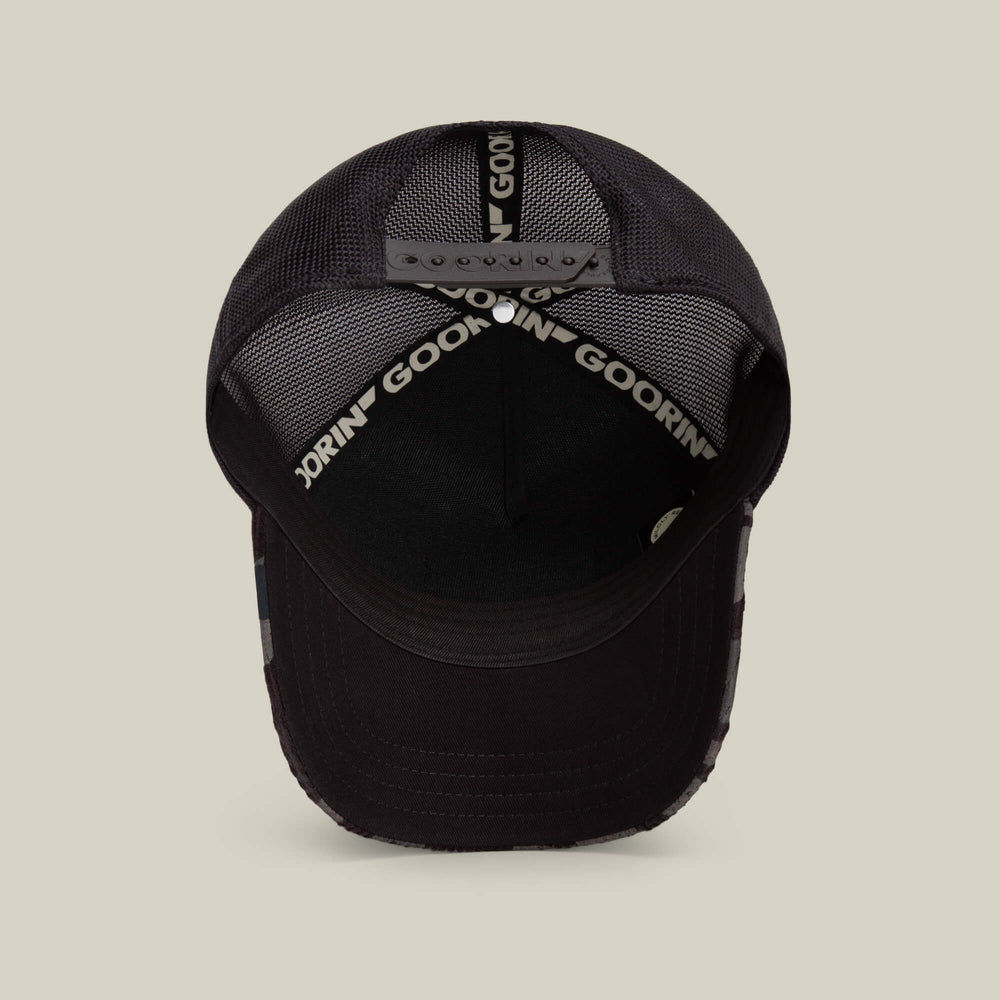 From the brand Goorin Bros Men's Panther Camo Cap in Cola Cola - abigail fashion