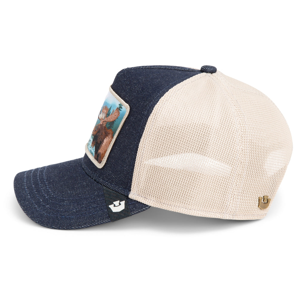 From the brand Goorin Bros Men's Staycation Cap in Gydngray Denim - abigail fashion