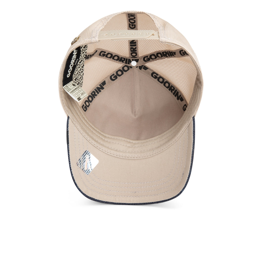 From the brand Goorin Bros Men's Staycation Cap in Gydngray Denim - abigail fashion