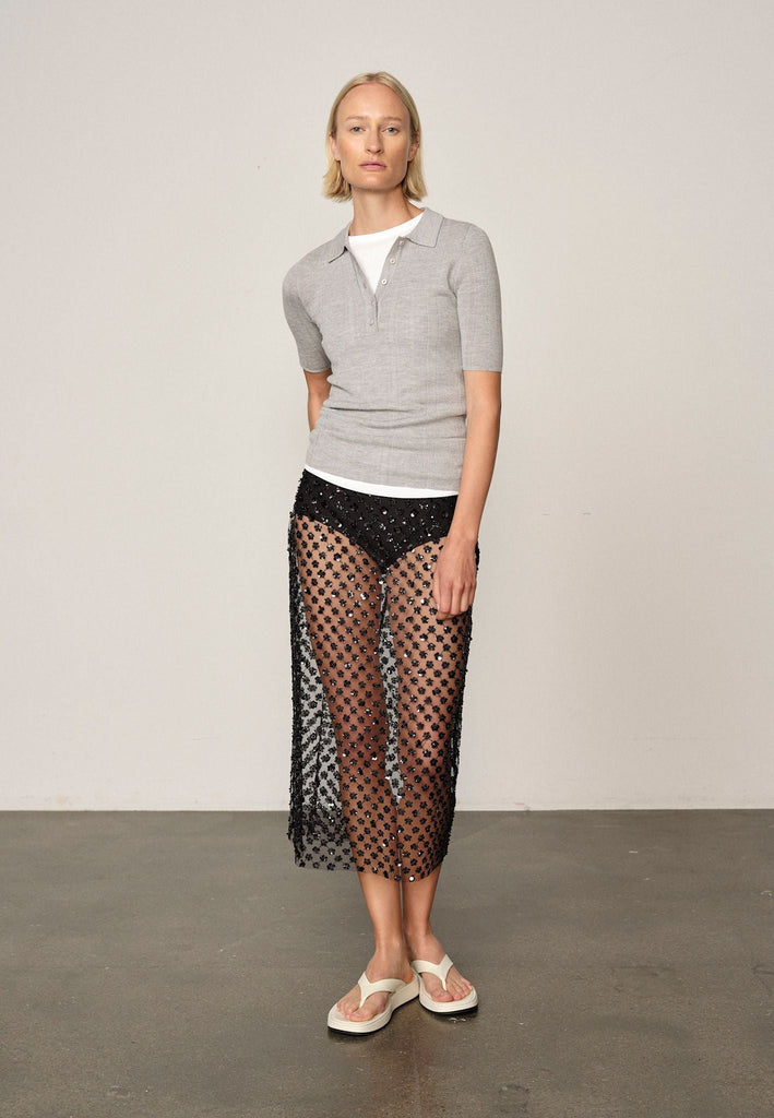 From the brand Herskind Women's Angel Skirt in Black - abigail fashion