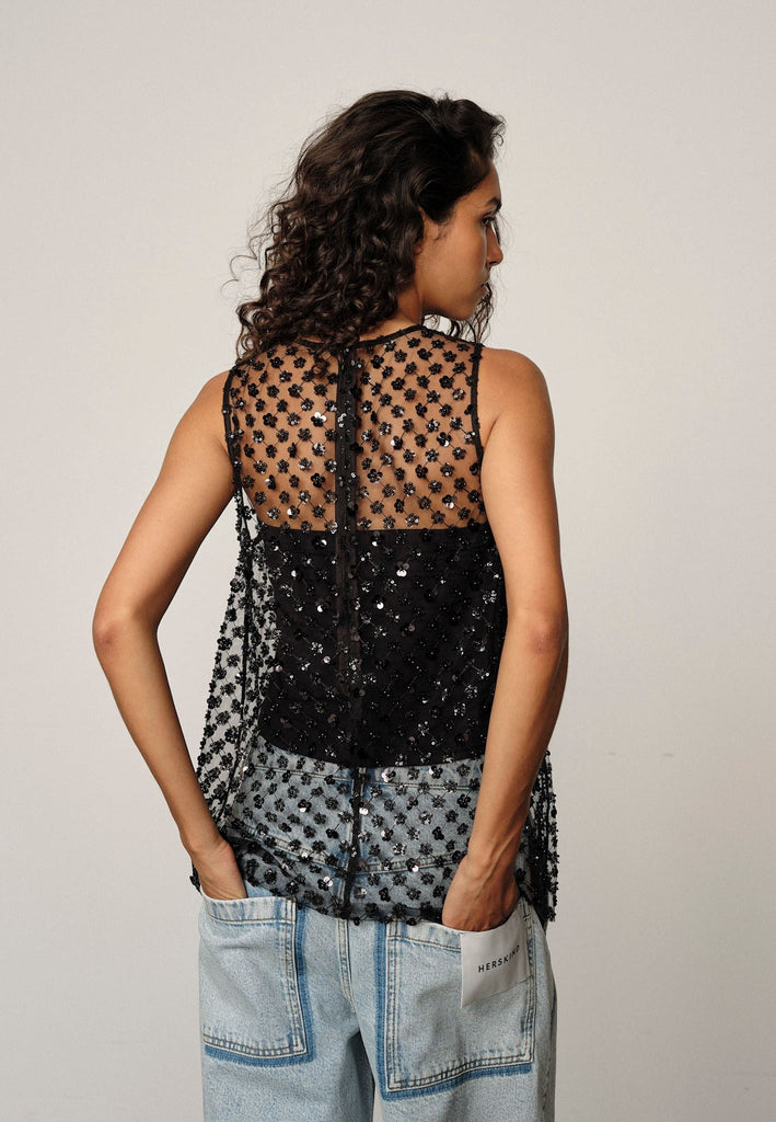 From the brand Herskind Women's Jan Top in Black - abigail fashion