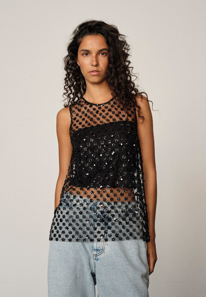 From the brand Herskind Women's Jan Top in Black - abigail fashion