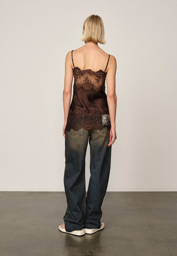 From the brand Herskind Women's Linnea Top in Java Brown - abigail fashion