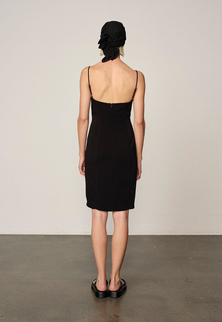 From the brand Herskind Women's Roselini Dress in Black - abigail fashion
