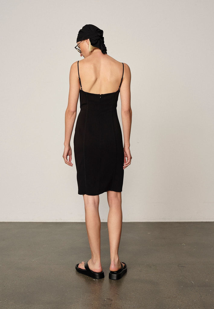 From the brand Herskind Women's Roselini Dress in Black - abigail fashion
