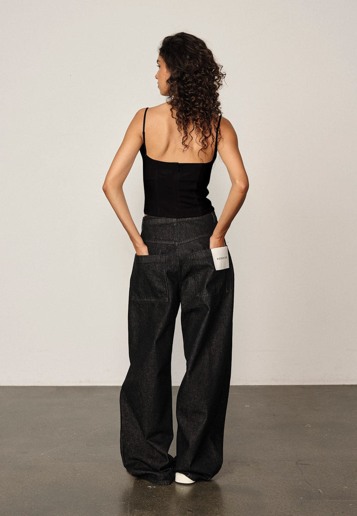 From the brand Herskind Women's Toma Top in Black - abigail fashion