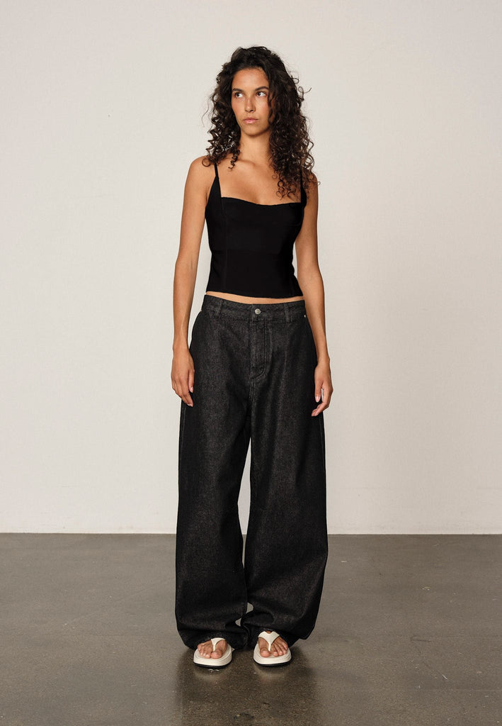 From the brand Herskind Women's Toma Top in Black - abigail fashion