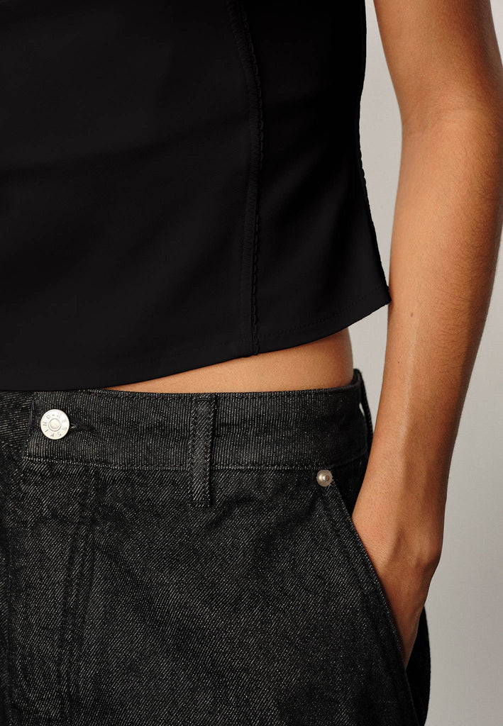 From the brand Herskind Women's Toma Top in Black - abigail fashion