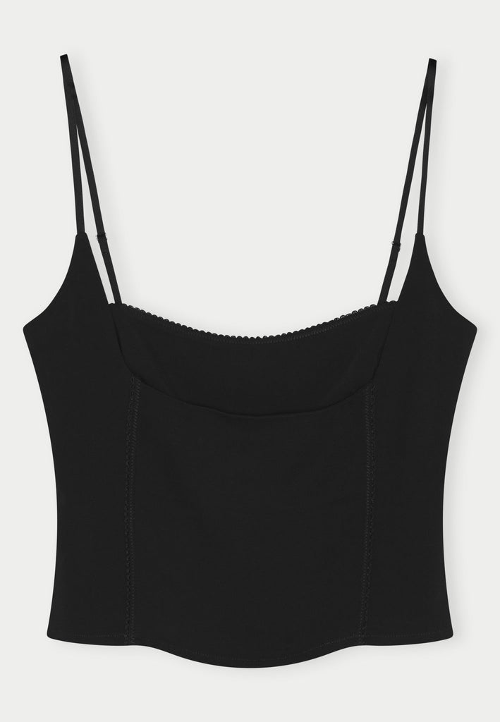 From the brand Herskind Women's Toma Top in Black - abigail fashion