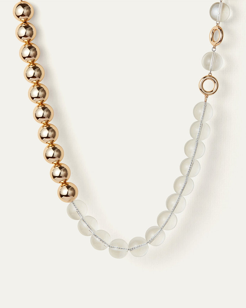 Jenny Bird Lyra Necklace Gold/Clear abigail_fashion