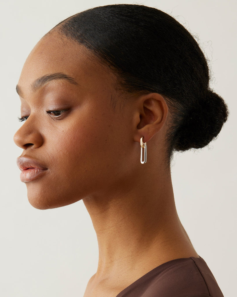 Jenny Bird Teeni Detachable Link Earring Two-Tone abigail_fashion