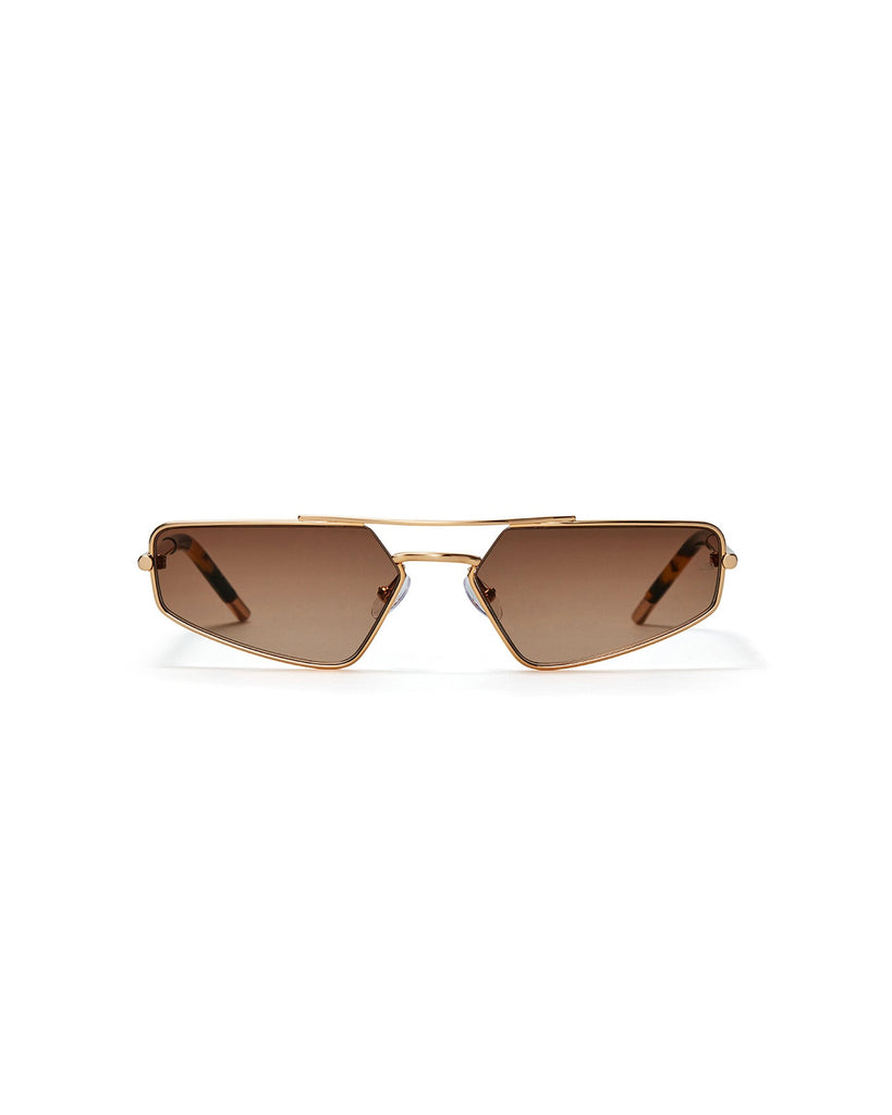 Jenny Bird The Pilot Sunglasses Gold/Tortoise/Brown abigail_fashion