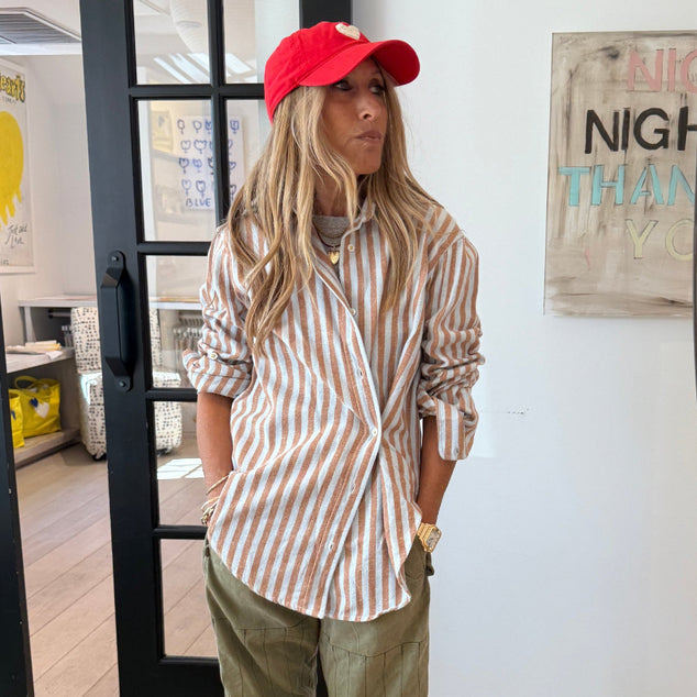 From the brand Kerri Rosenthal Women's Kr Imperfect Chenille Heart Hat in Cherri / White - abigail fashion