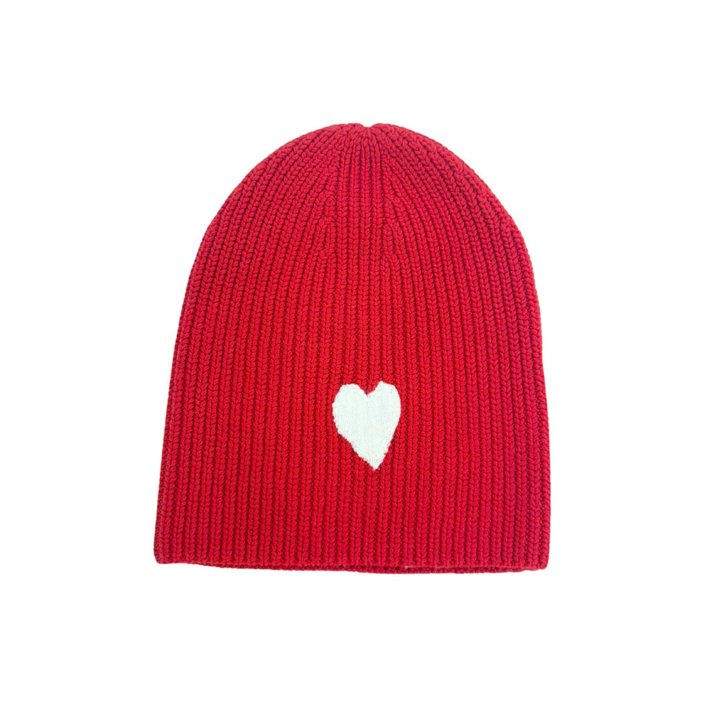 From the brand Kerri Rosenthal Women's Love Beanie in Natural - abigail fashion