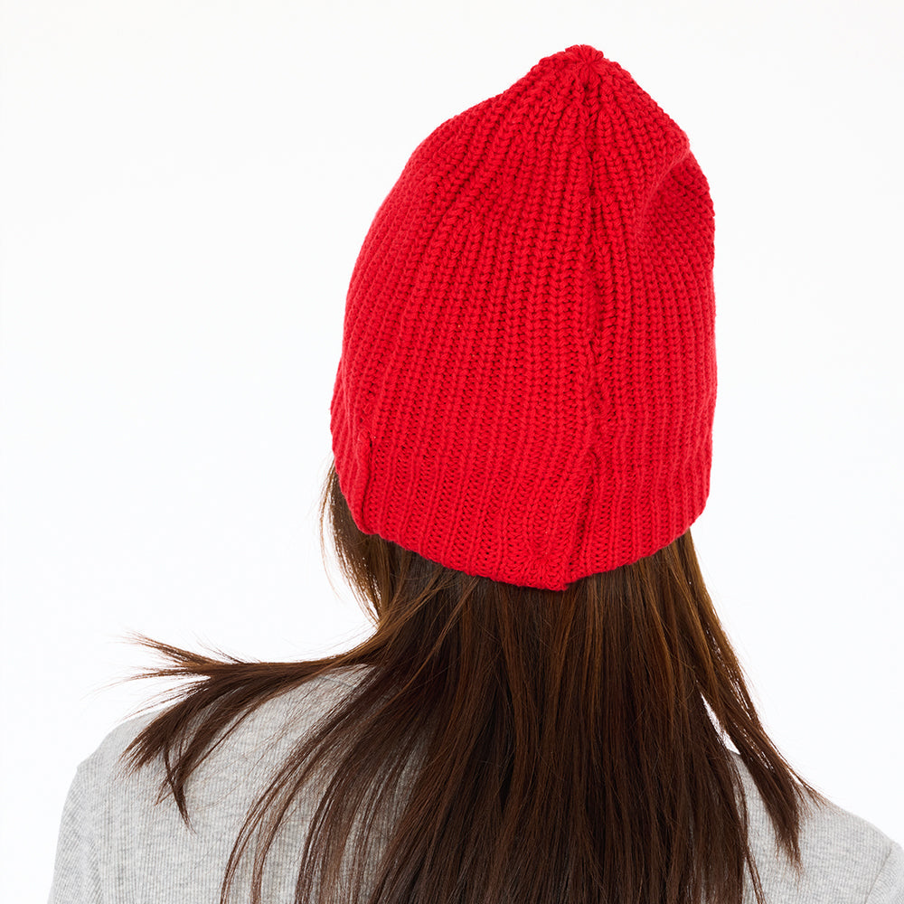 From the brand Kerri Rosenthal Women's Love Beanie in Natural - abigail fashion