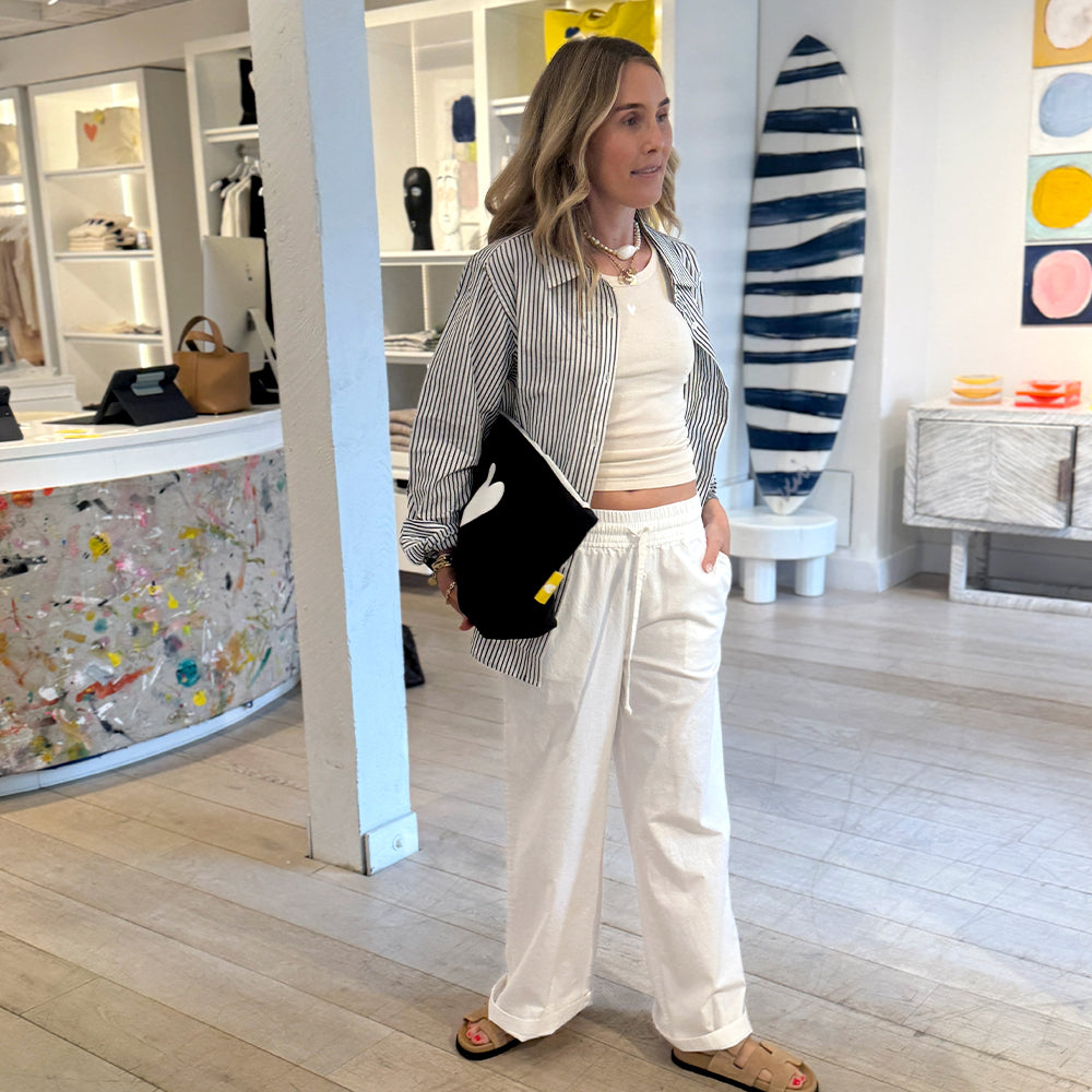 Kerri Rosenthal Women's Mia Shirt Stripe Blue/White - abigail fashion