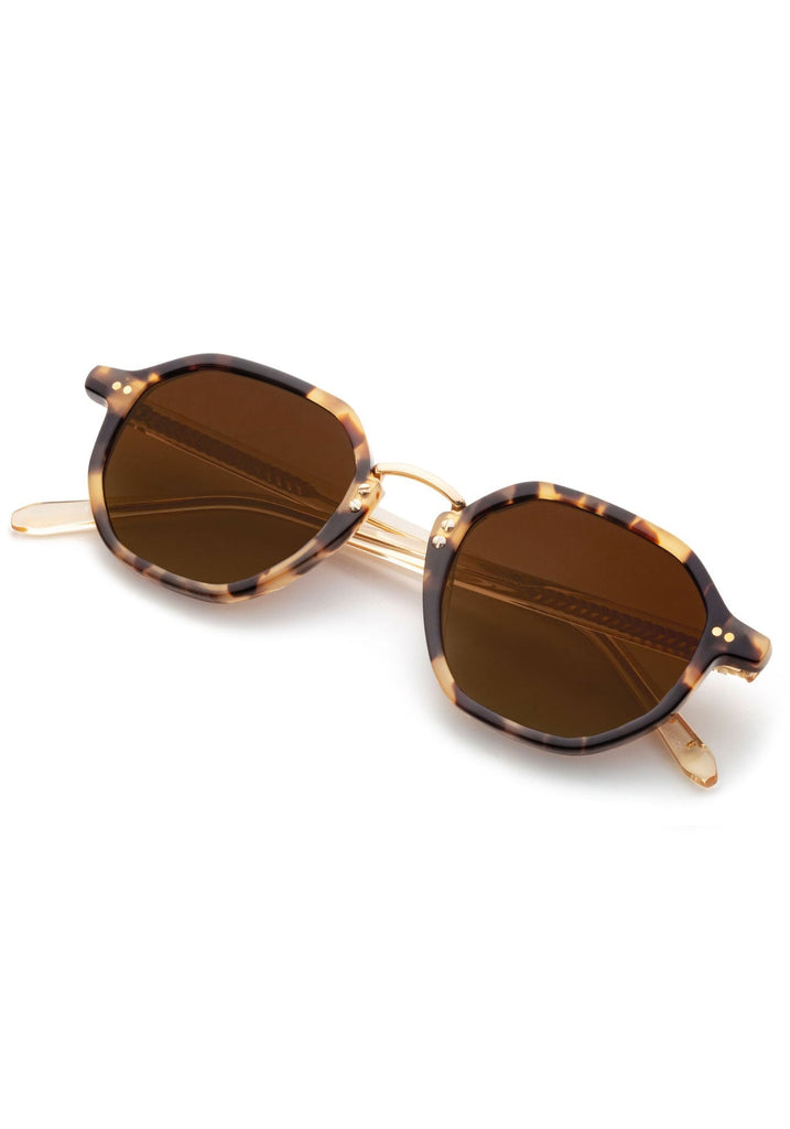 Krewe Dakota Iberia + Haze 18K Polarizedl Sunglasses Iberia + Haze 18K Polarized abigail fashion