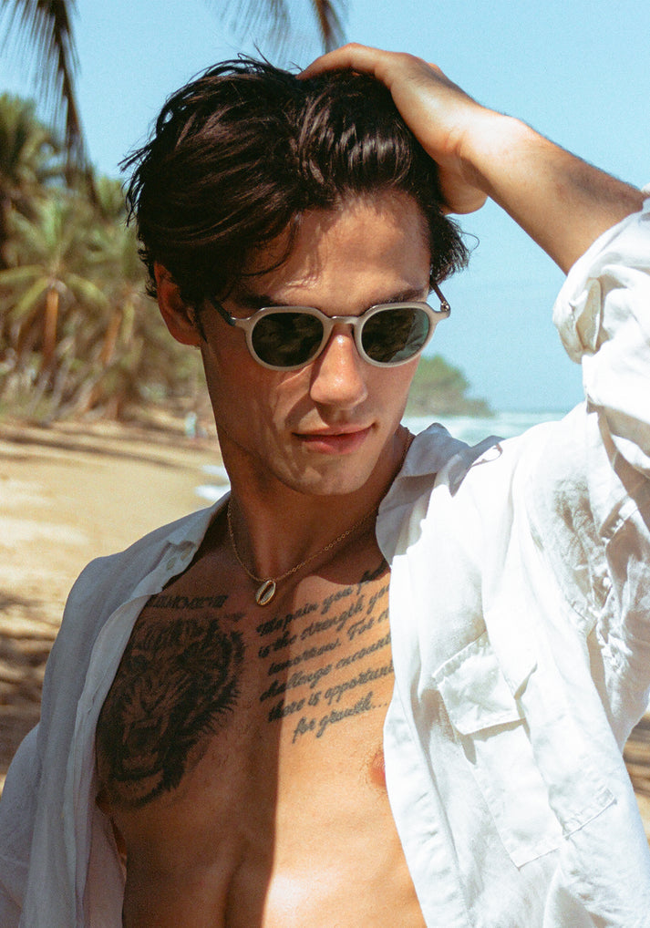 Krewe Galvan Sunglasses 12K Chroma + Iberia abigail fashion