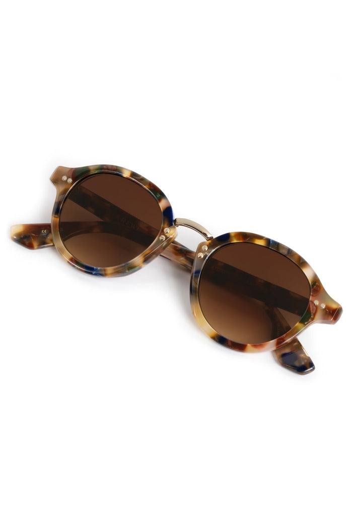 Krewe Unisex Ashton Sunglasses | Tuscan Tortoise 12K  - abigail fashion