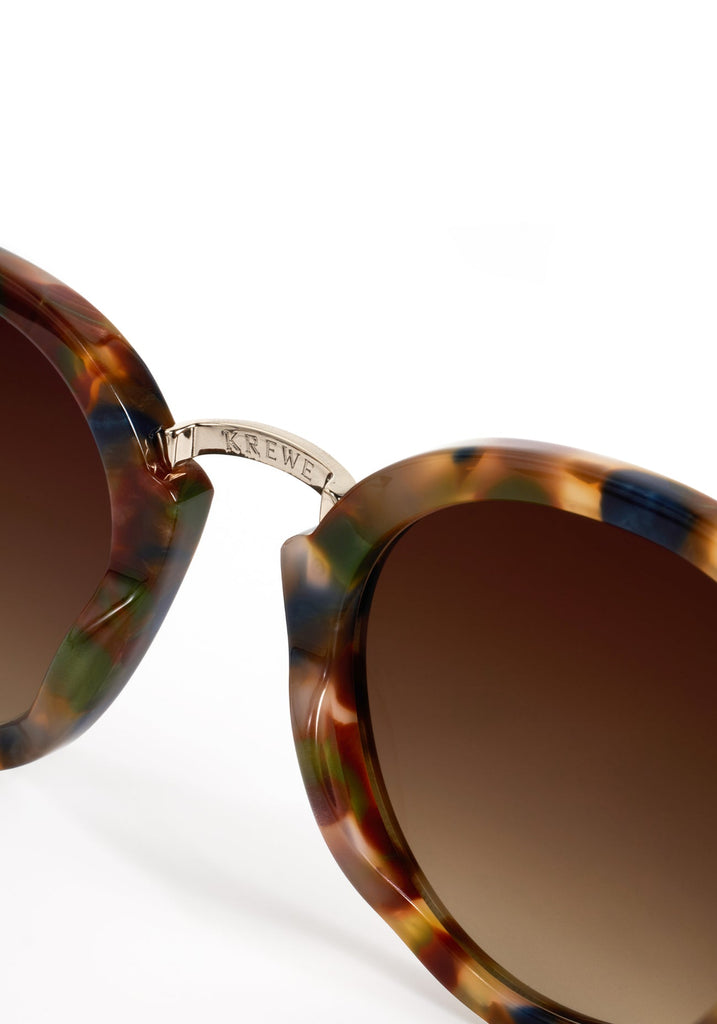 Krewe Unisex Ashton Sunglasses | Tuscan Tortoise 12K  - abigail fashion