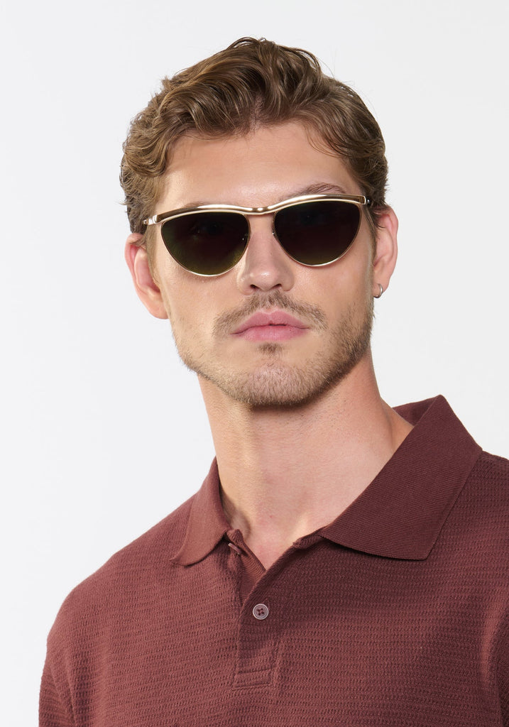 Krewe Unisex Heidi Sunglasses | 18K Chroma + Havana  - abigail fashion