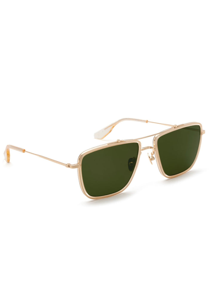 Krewe Vail Sunglasses 18K Titanium + Haze Polarized abigail fashion