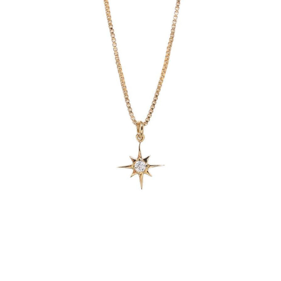 From the brand Lolo Jewellery Women's North Star Pendant in Gold Vermeil - abigail fashion