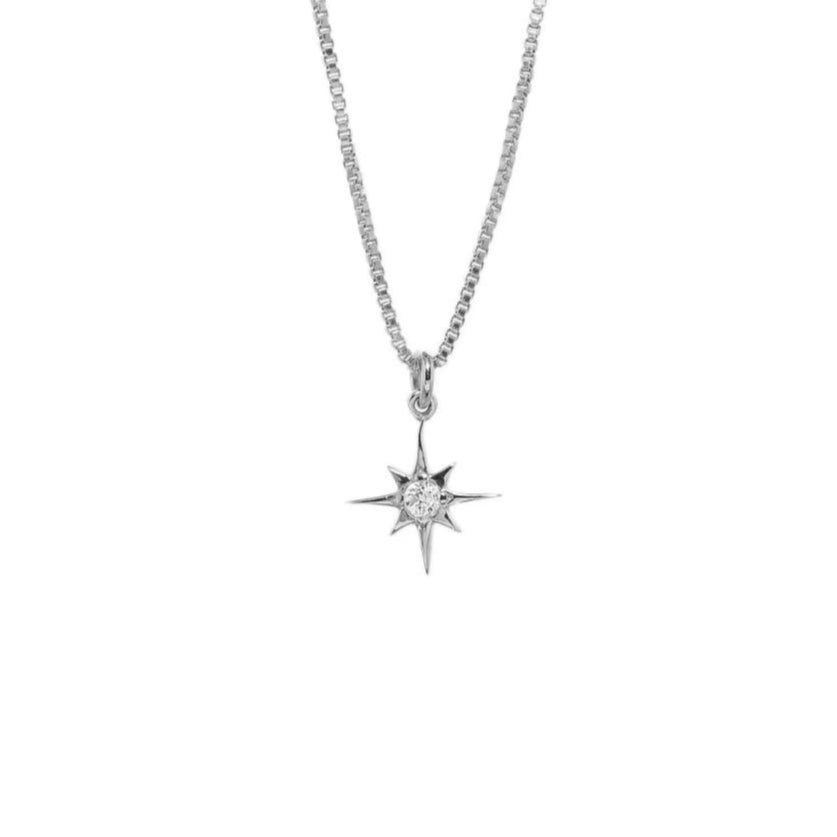 From the brand Lolo Jewellery Women's North Star Pendant in Silver - abigail fashion