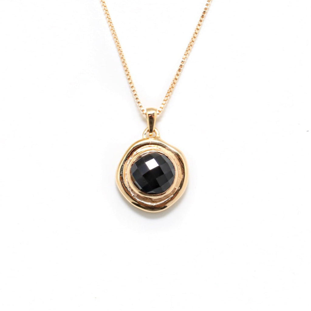 From the brand Lolo Jewellery Women's Petra Necklace in Black Onyx - abigail fashion