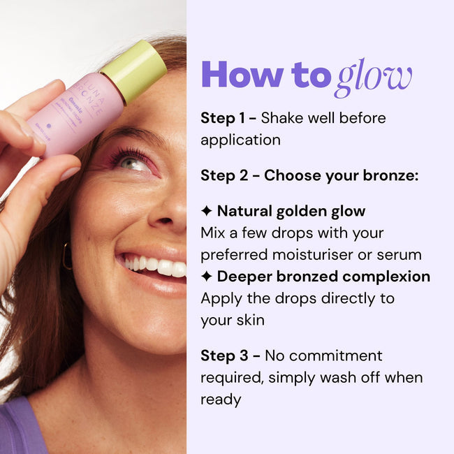 From the brand Luna Bronze Unisex Cosmic Bronzing Drops in 30ml - abigail fashion