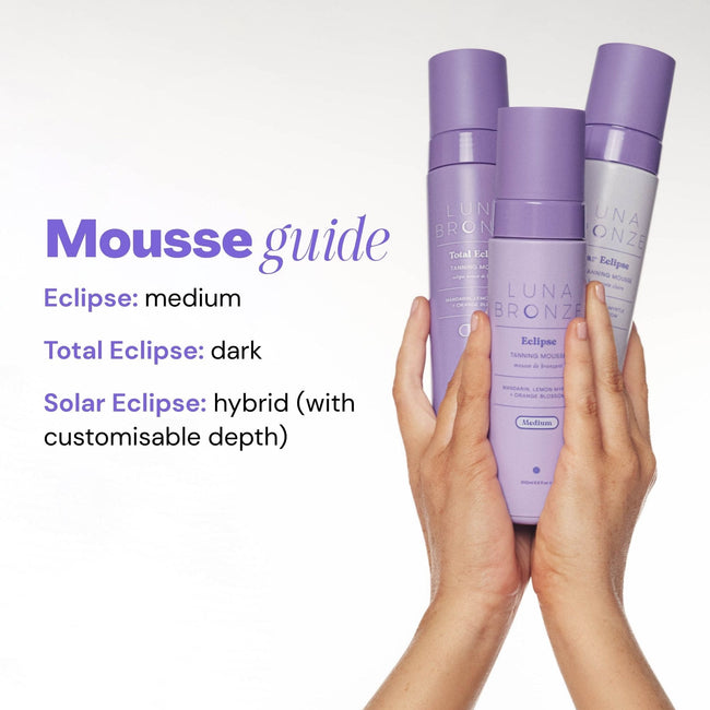From the brand Luna Bronze Unisex Eclipse Tanning Mousse in 200ml - abigail fashion