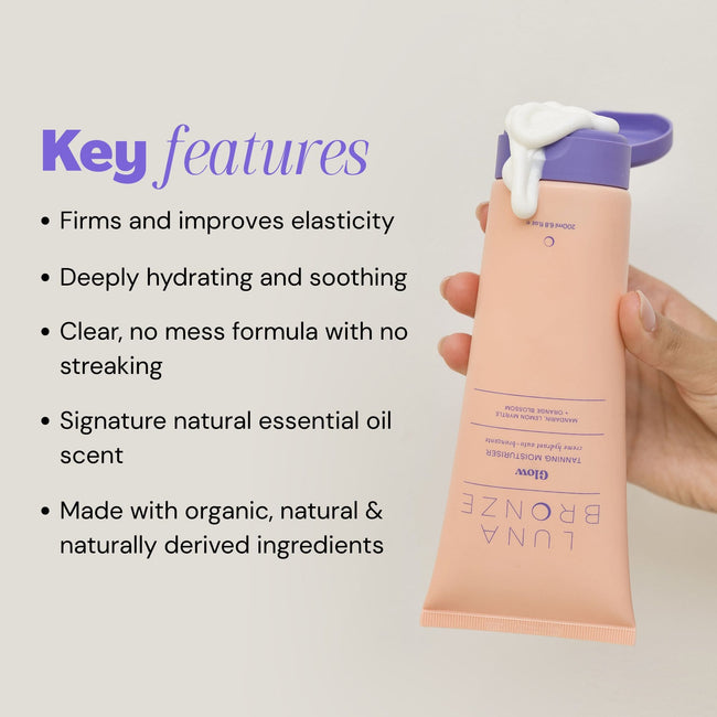 From the brand Luna Bronze Unisex Glow Gradual Tanning Moisturiser in 200ml - abigail fashion