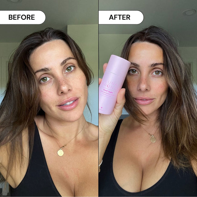 From the brand Luna Bronze Unisex Good Night Face Bronzing Serum in 30ml - abigail fashion