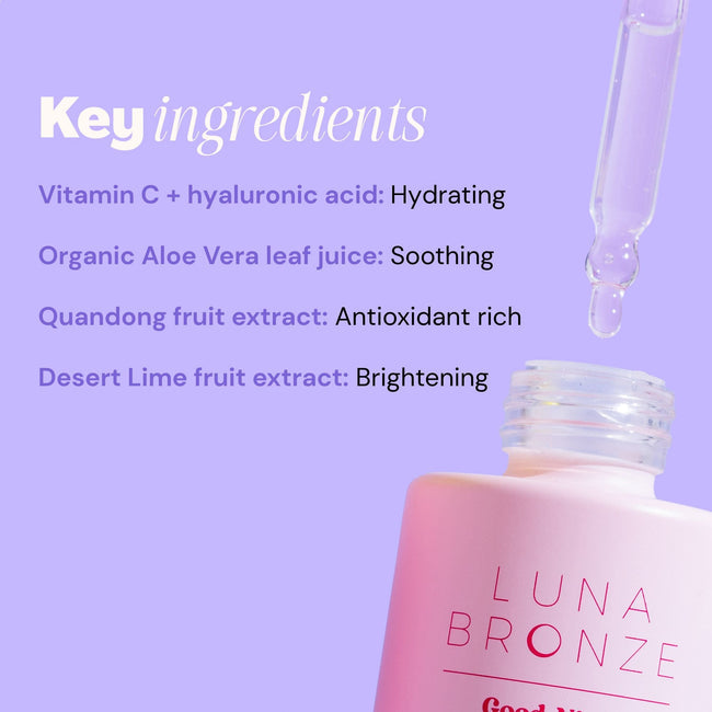 From the brand Luna Bronze Unisex Good Night Face Bronzing Serum in 30ml - abigail fashion