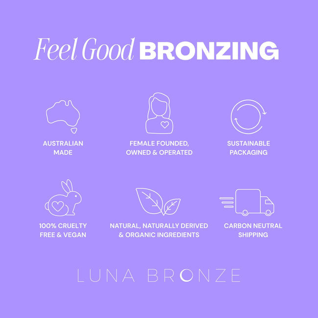 From the brand Luna Bronze Unisex Instant Bronzing Cream in 130ml - abigail fashion