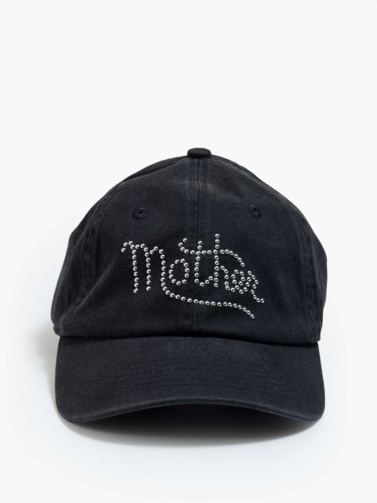 From the brand MOTHER Women's Hats Off in Black - abigail fashion