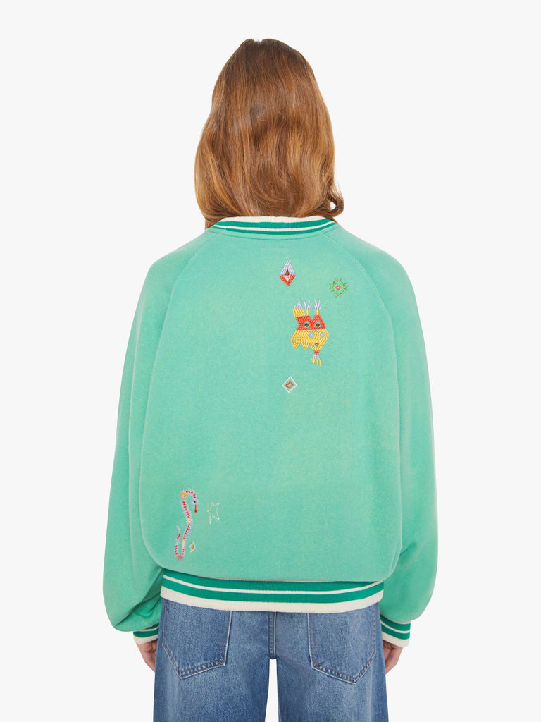 From the brand MOTHER Women's The Big Sport Sweatshirt in MOTHER 15 - abigail fashion