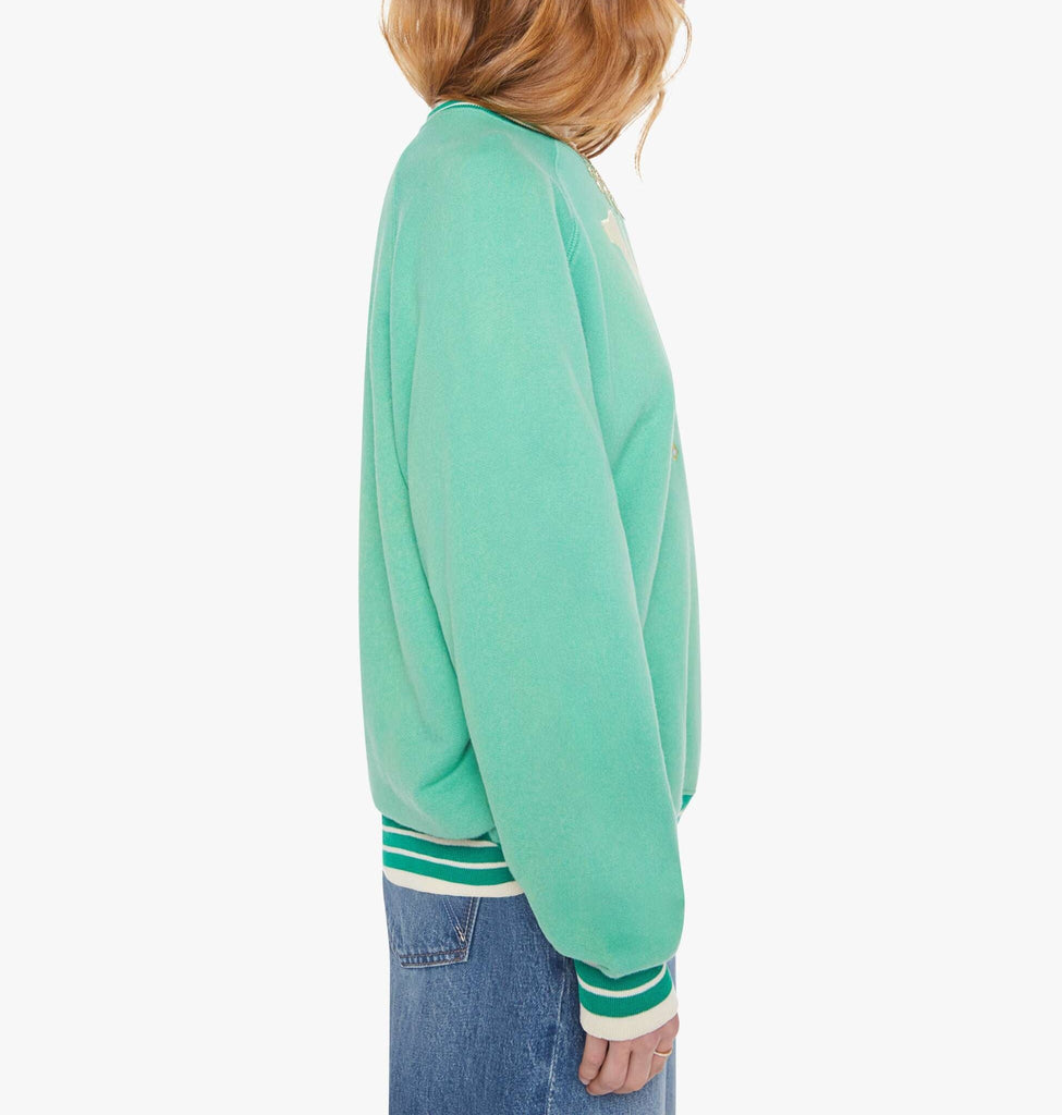 From the brand MOTHER Women's The Big Sport Sweatshirt in MOTHER 15 - abigail fashion