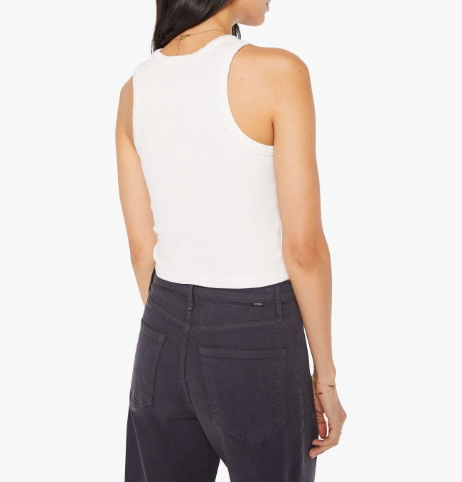From the brand MOTHER Women's The Chin Ups Chop Cropped Tank in Nouveau Mother - abigail fashion