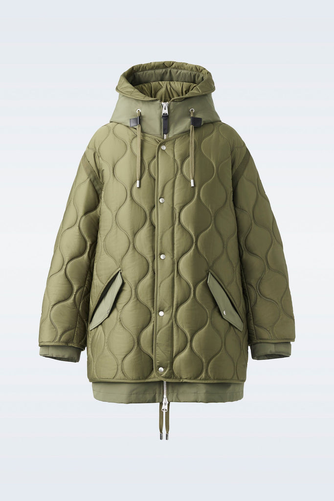 Mackage Maia 2-In-1 Lightweight Parka Light Military Bach&Co
