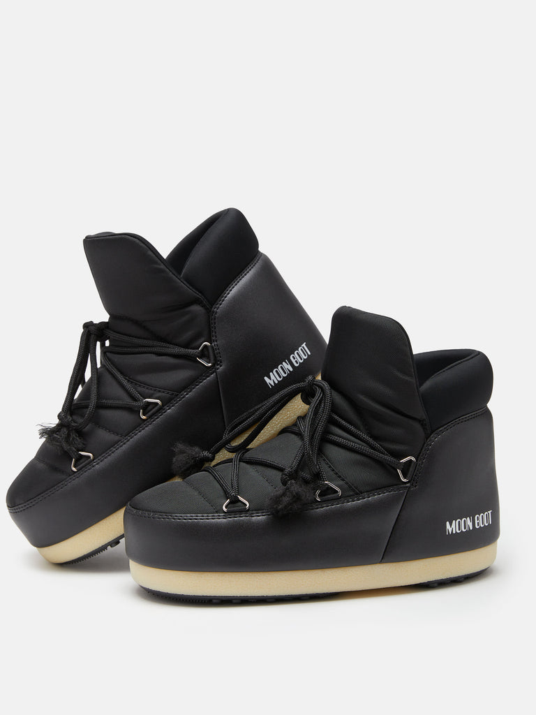 From the brand MoonBoot Women's Evx Nylon Pumps in Black - abigail fashion